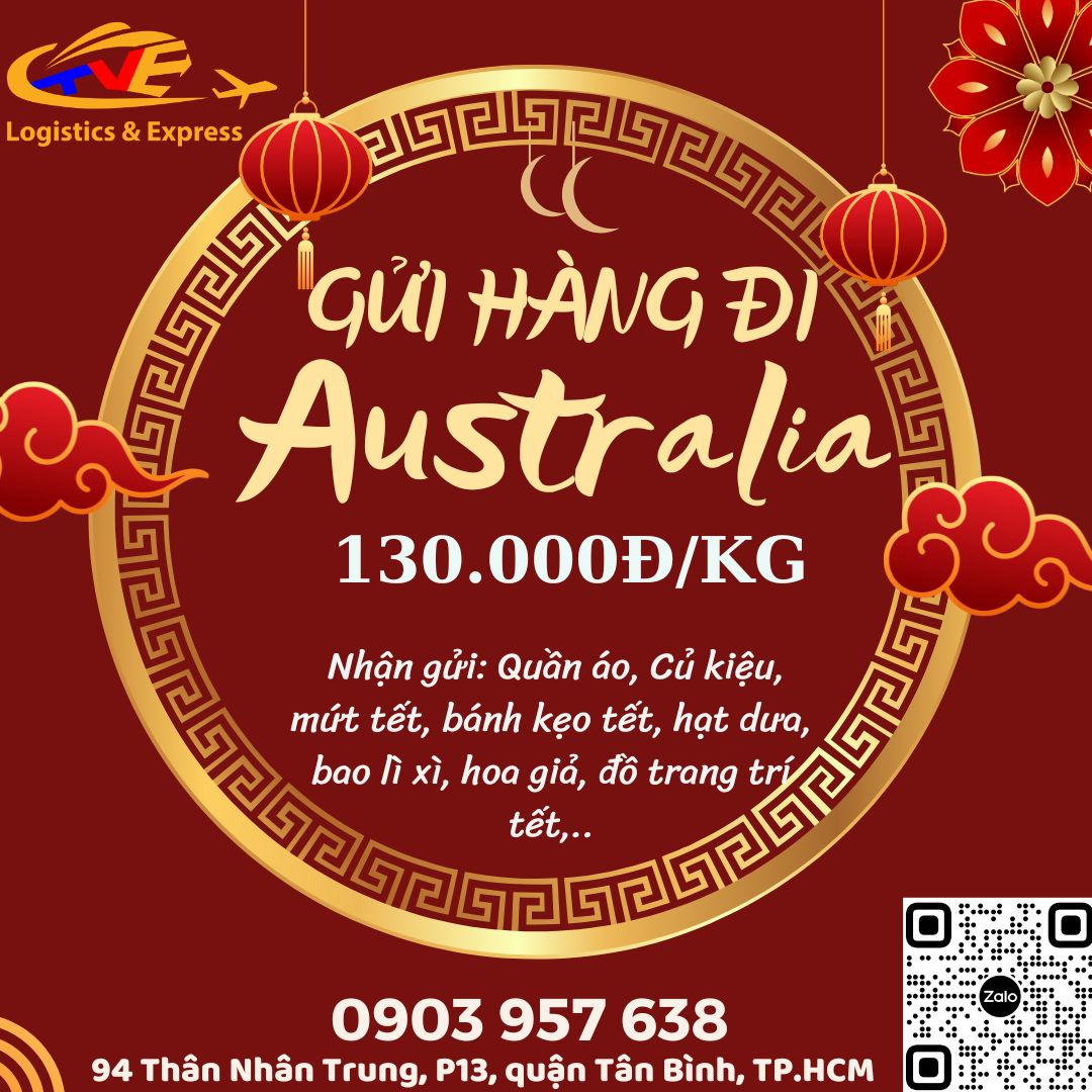 Gửi hàng đi Úc- Tiến Việt Express